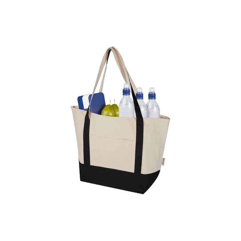 Shopping bags in cotone riciclato f.to 34x48x18 cm. - cod. P120749