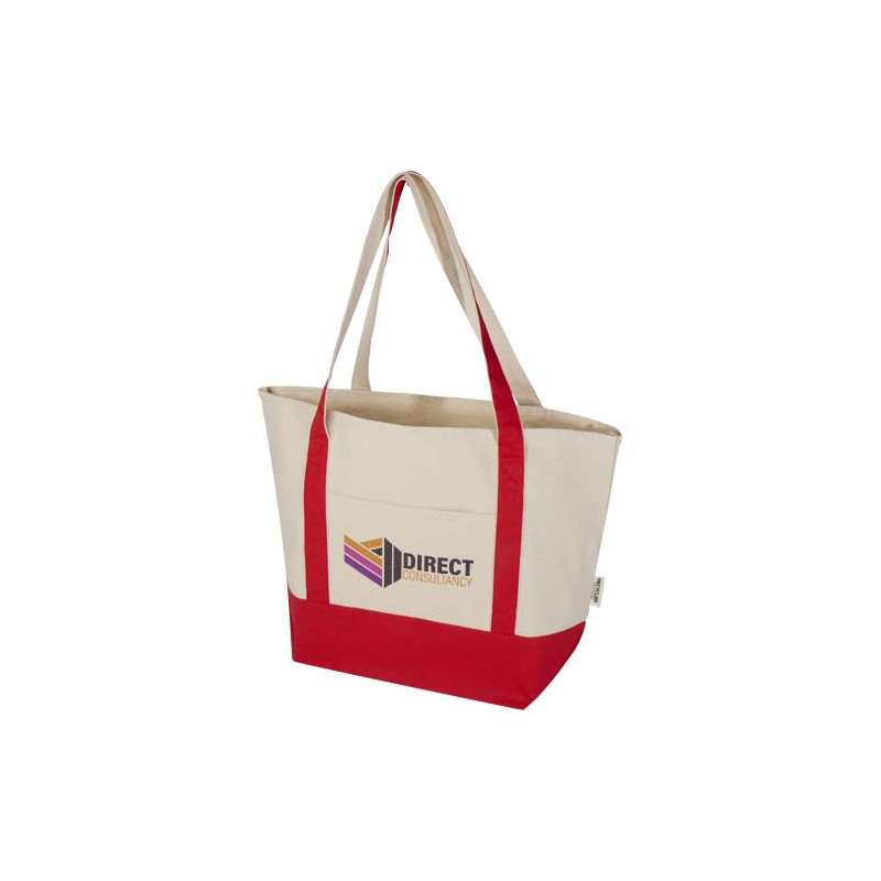 Shopping bags in cotone riciclato f.to 34x48x18 cm. - cod. P120749