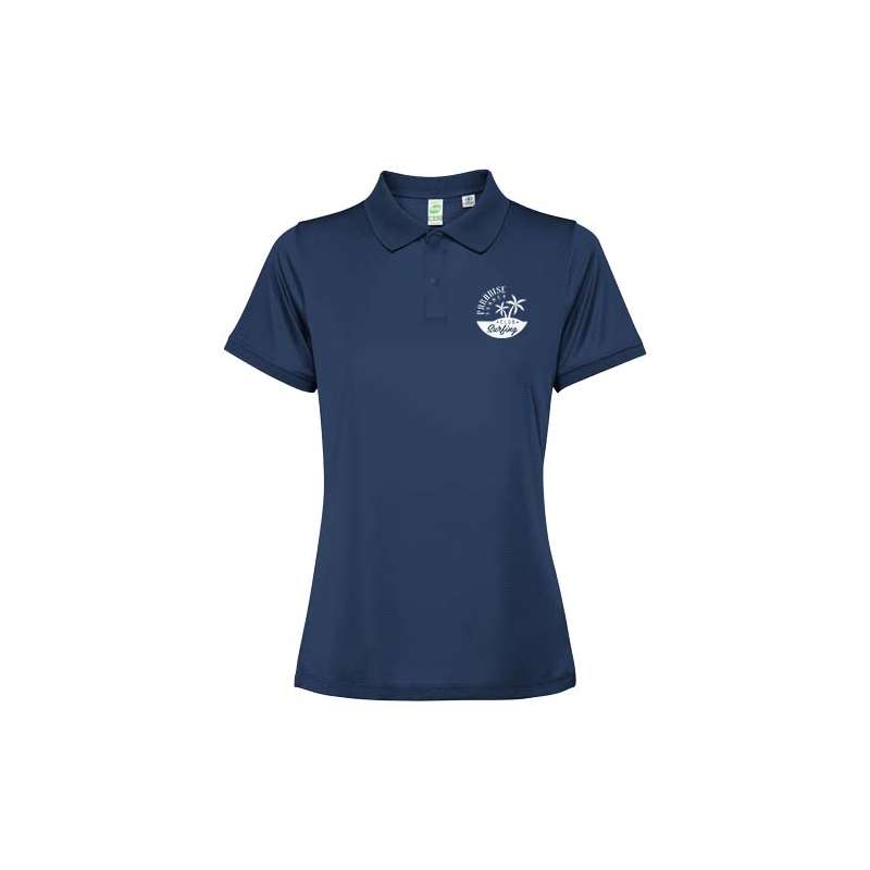 Polo da donna a maniche da stampare - cod. PR0401