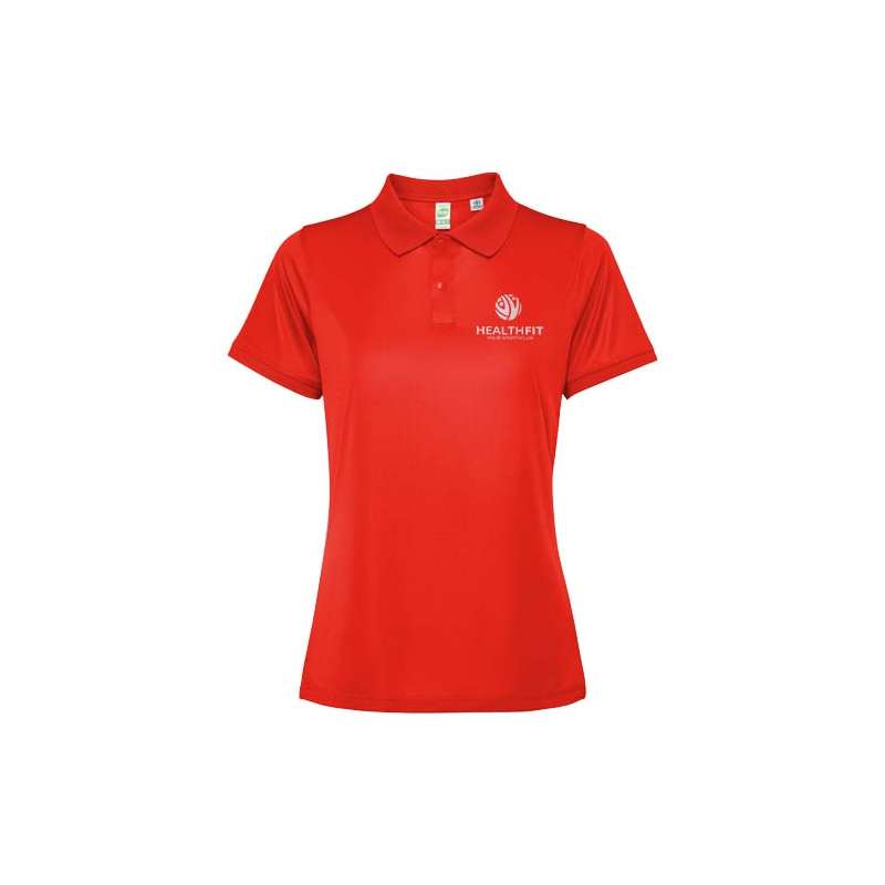 Polo da donna a maniche da stampare - cod. PR0401
