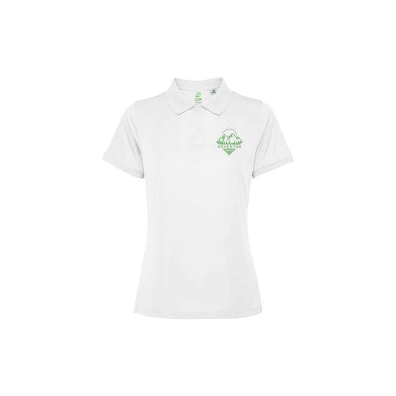 Polo da donna a maniche da stampare - cod. PR0401