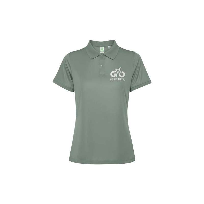 Polo da donna a maniche da stampare - cod. PR0401