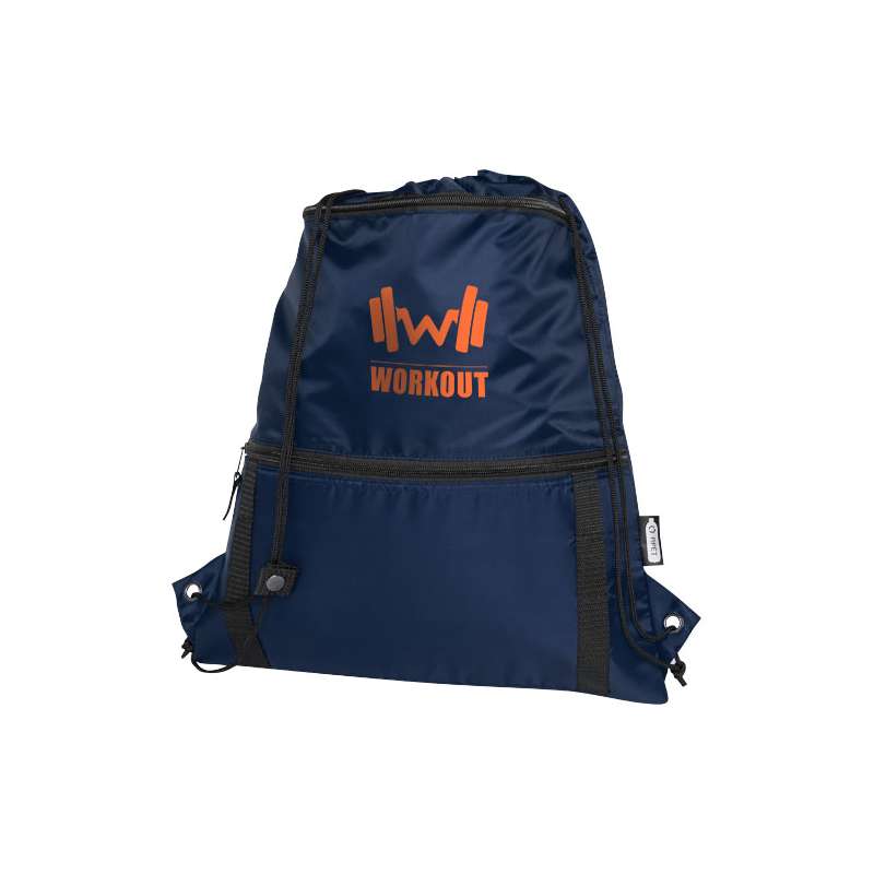 Borsa termica con coulisse in materiale riciclato Adventure - 9L - cod. P120647