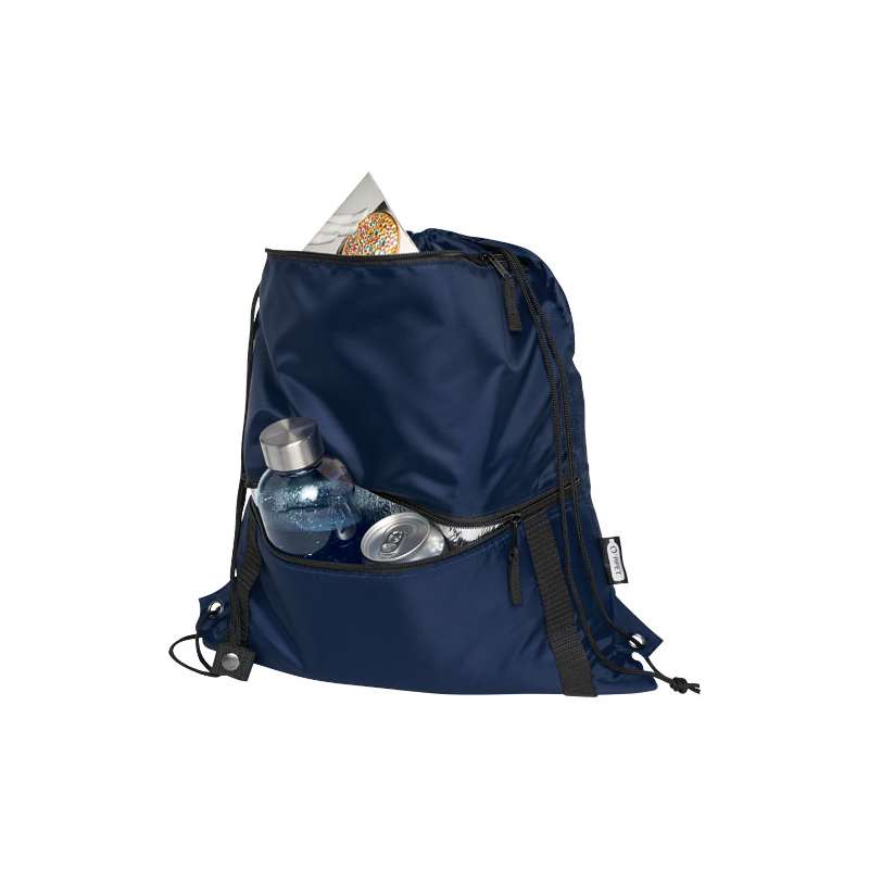 Borsa termica con coulisse in materiale riciclato Adventure - 9L - cod. P120647
