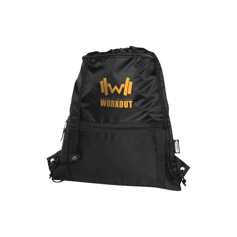 Borsa termica con coulisse in materiale riciclato Adventure - 9L - cod. P120647