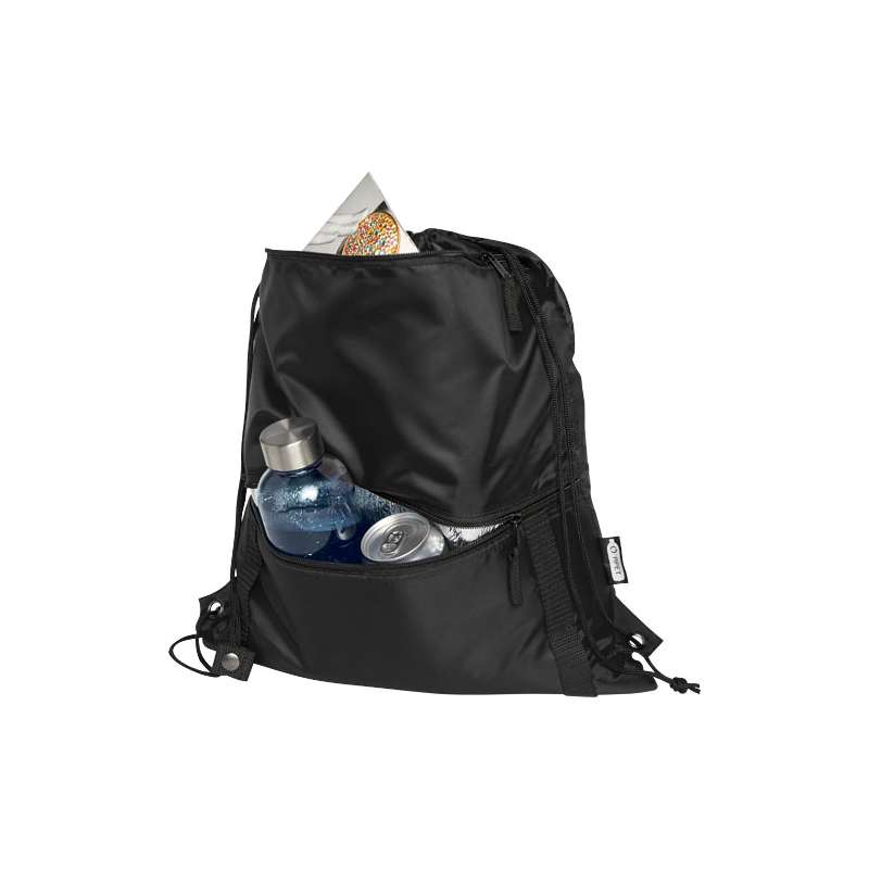 Borsa termica con coulisse in materiale riciclato Adventure - 9L - cod. P120647