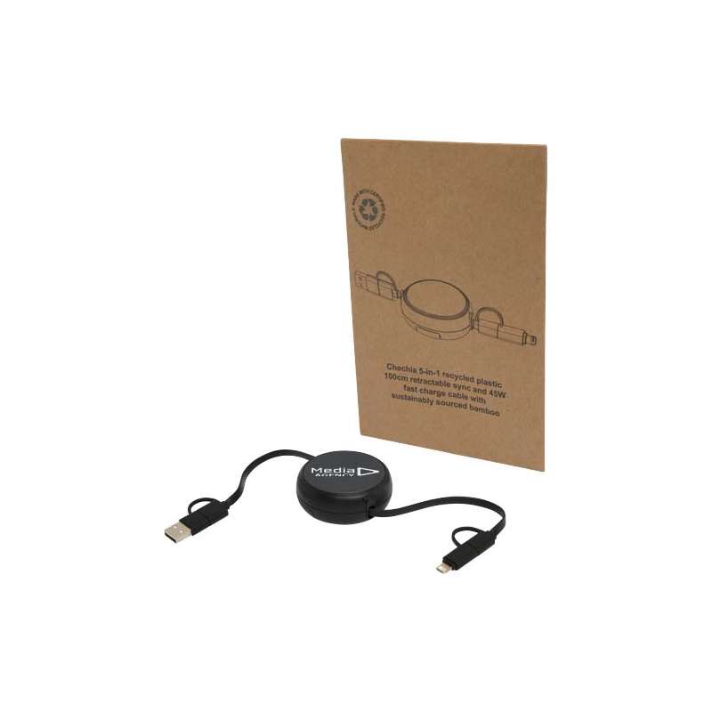 Cavo retrattile di ricarica 5 in 1 - cod. P124420