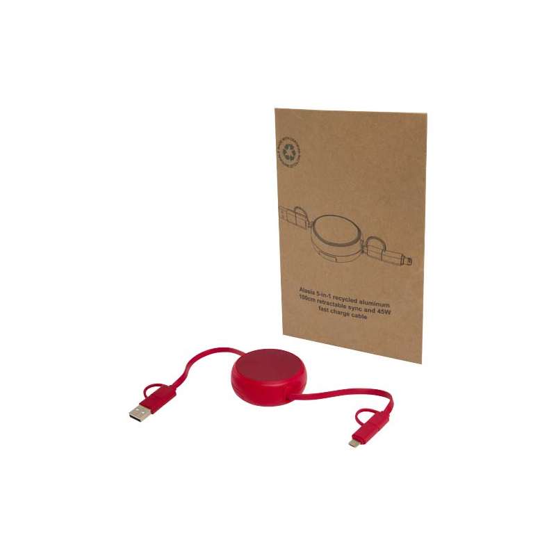 Cavo retrattile di ricarica 5 in 1 - cod. P124420