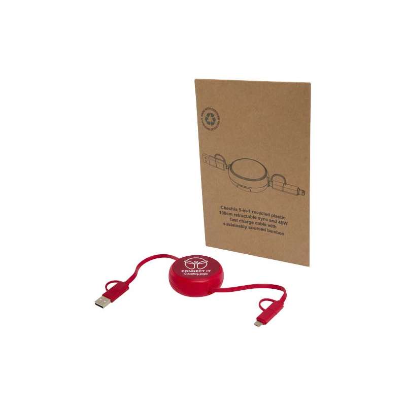 Cavo retrattile di ricarica 5 in 1 - cod. P124420