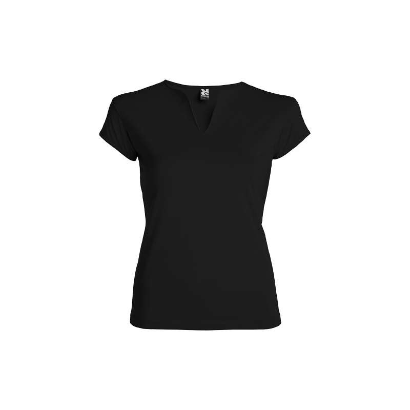 T-shirt aderente con girocollo da donna - cod. PR6532