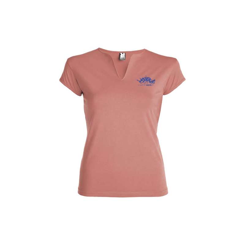 T-shirt aderente con girocollo da donna - cod. PR6532