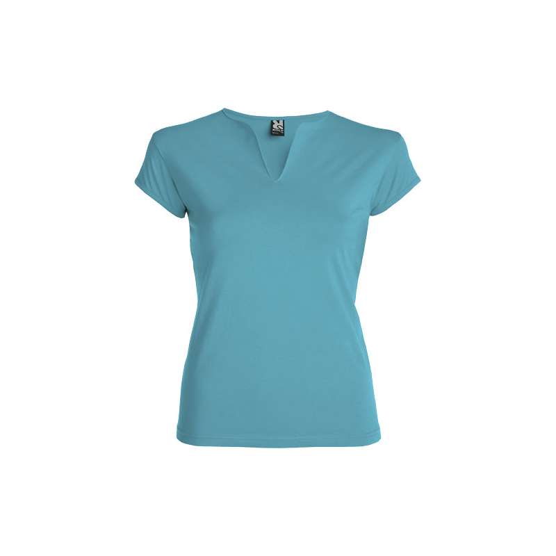 T-shirt aderente con girocollo da donna - cod. PR6532