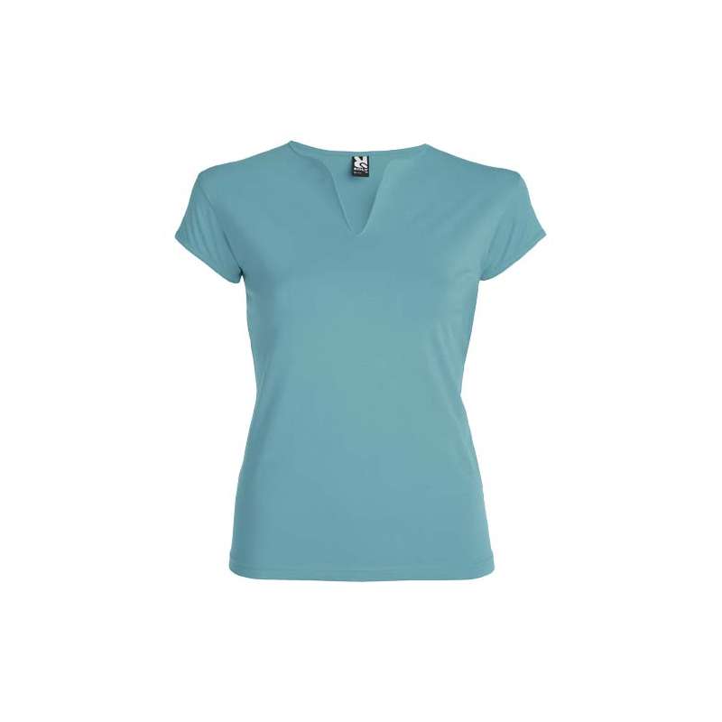 T-shirt aderente con girocollo da donna - cod. PR6532