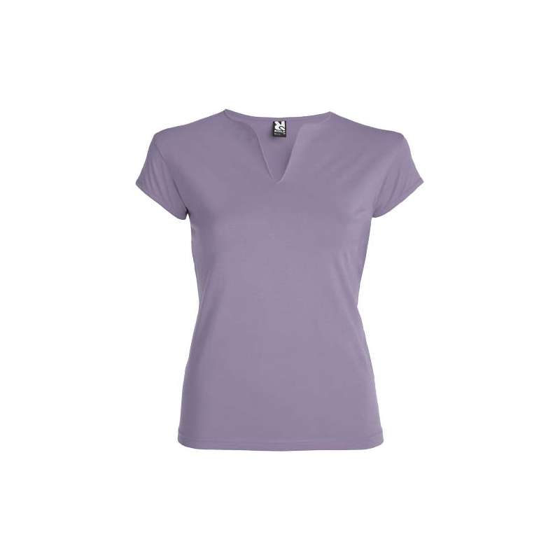 T-shirt aderente con girocollo da donna - cod. PR6532