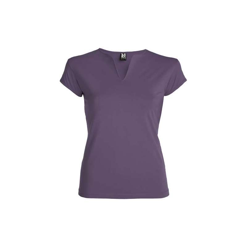 T-shirt aderente con girocollo da donna - cod. PR6532