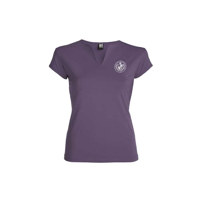 T-shirt aderente con girocollo da donna - cod. PR6532