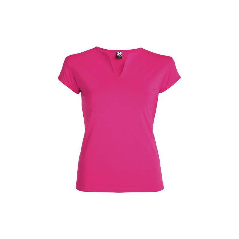 T-shirt aderente con girocollo da donna - cod. PR6532