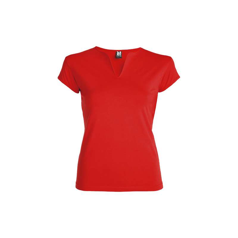 T-shirt aderente con girocollo da donna - cod. PR6532
