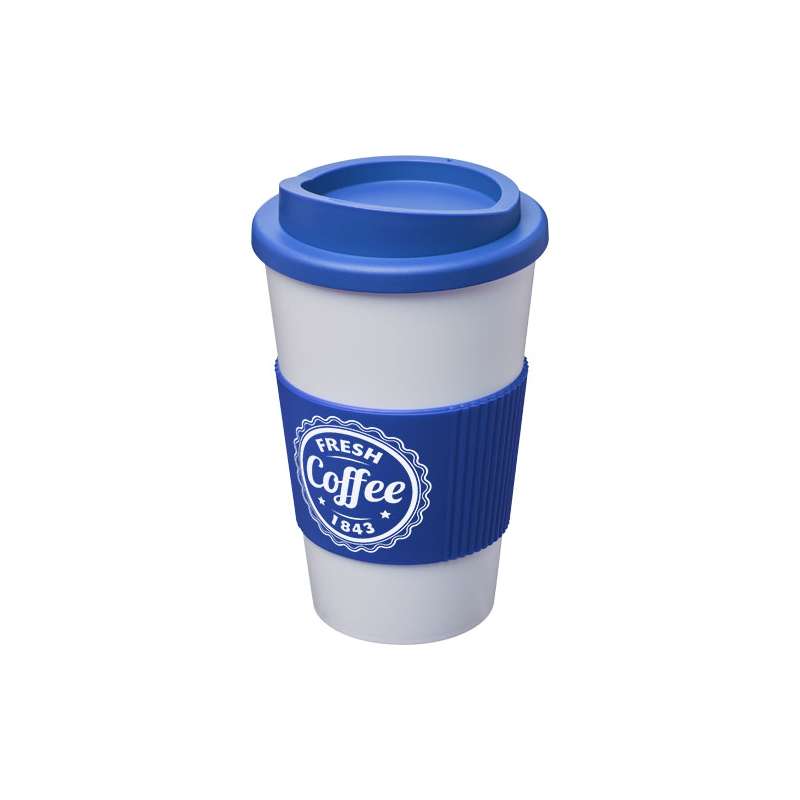 Bicchiere termico da 350 ml con impugnatura Americano® - cod. P220002