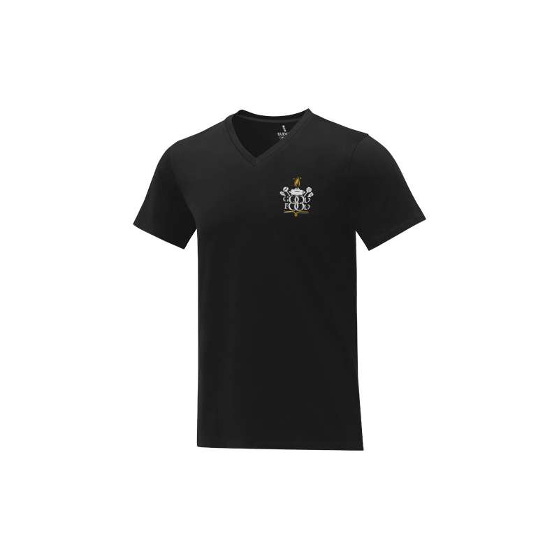 T-shirt Elevate con collo a V da uomo a manica corta - cod. P38030