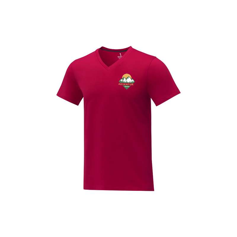 T-shirt Elevate con collo a V da uomo a manica corta - cod. P38030