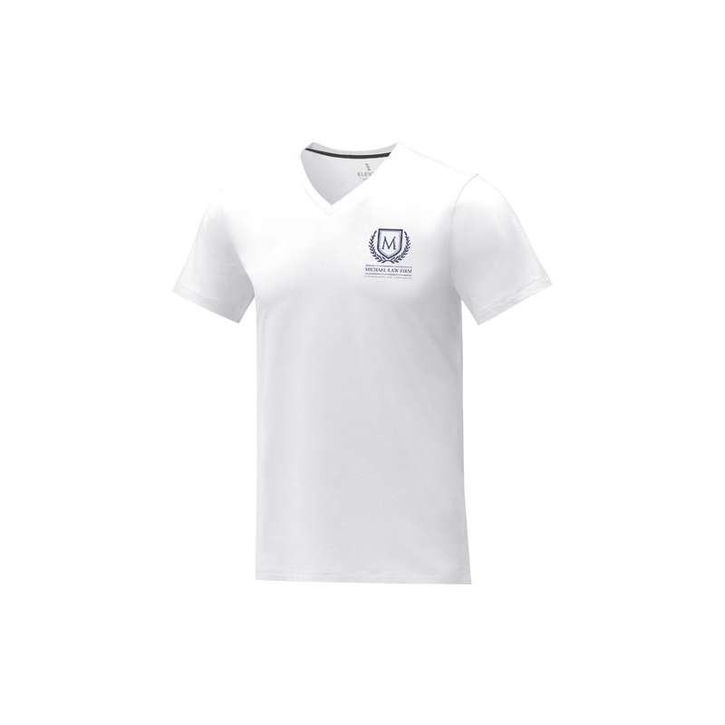 T-shirt Elevate con collo a V da uomo a manica corta - cod. P38030