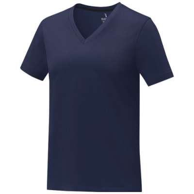 T-shirt Somoto da donna a manica corta con collo a V  - cod. P38031