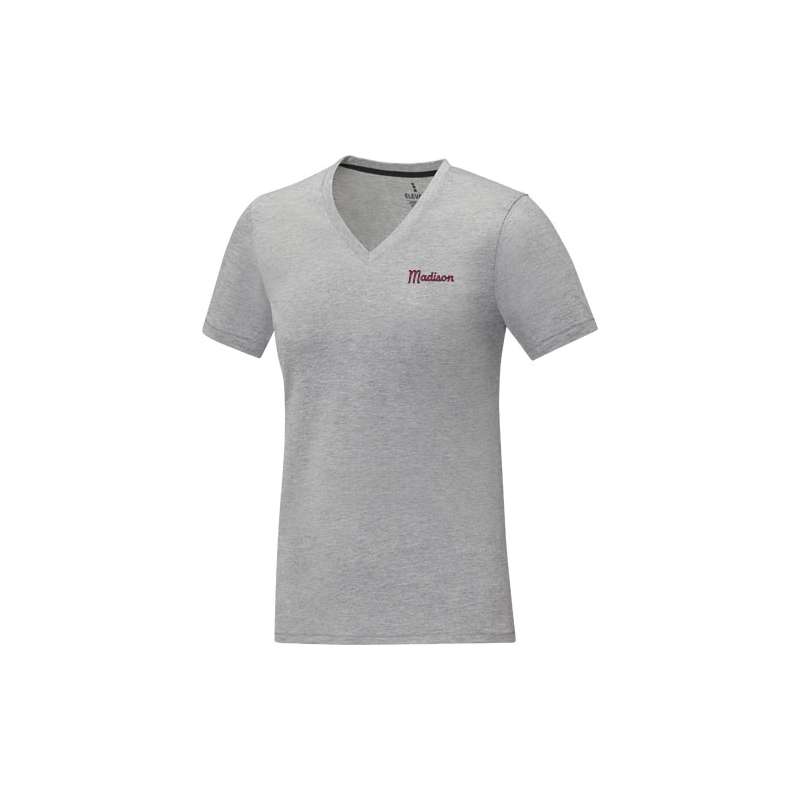 T-shirt da donna con collo a V a manica corta - cod. P38031
