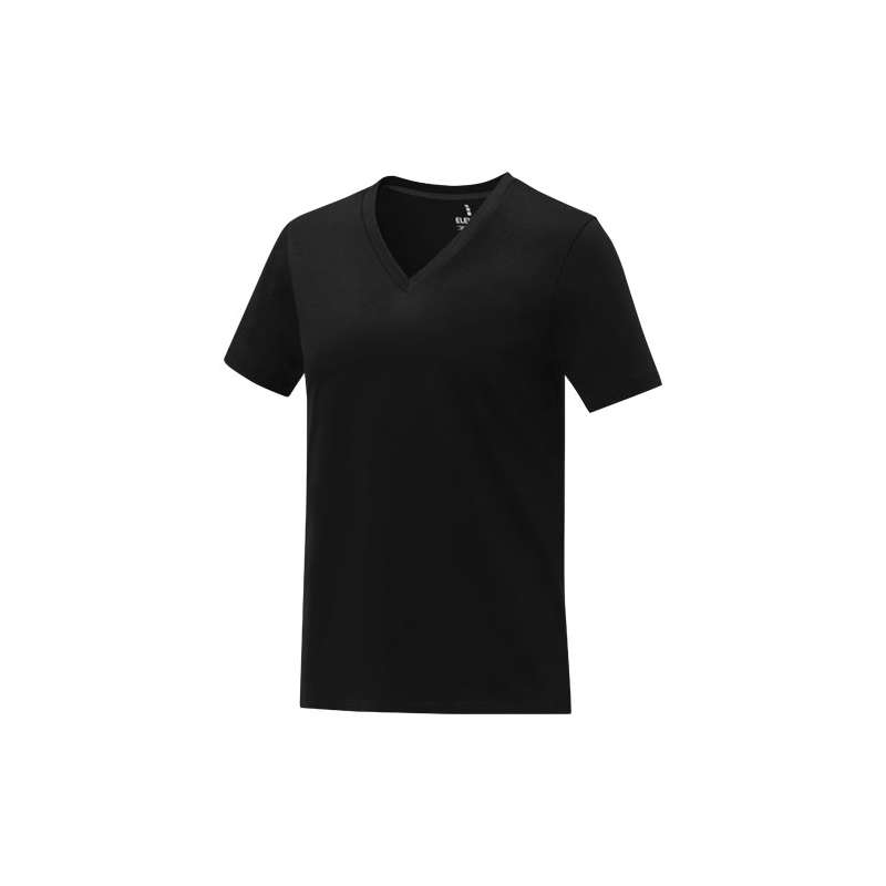 T-shirt da donna con collo a V a manica corta - cod. P38031