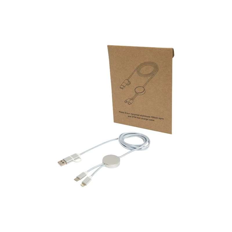 Cavo di ricarica 5-in-1 da personalizzare - cod. P124425