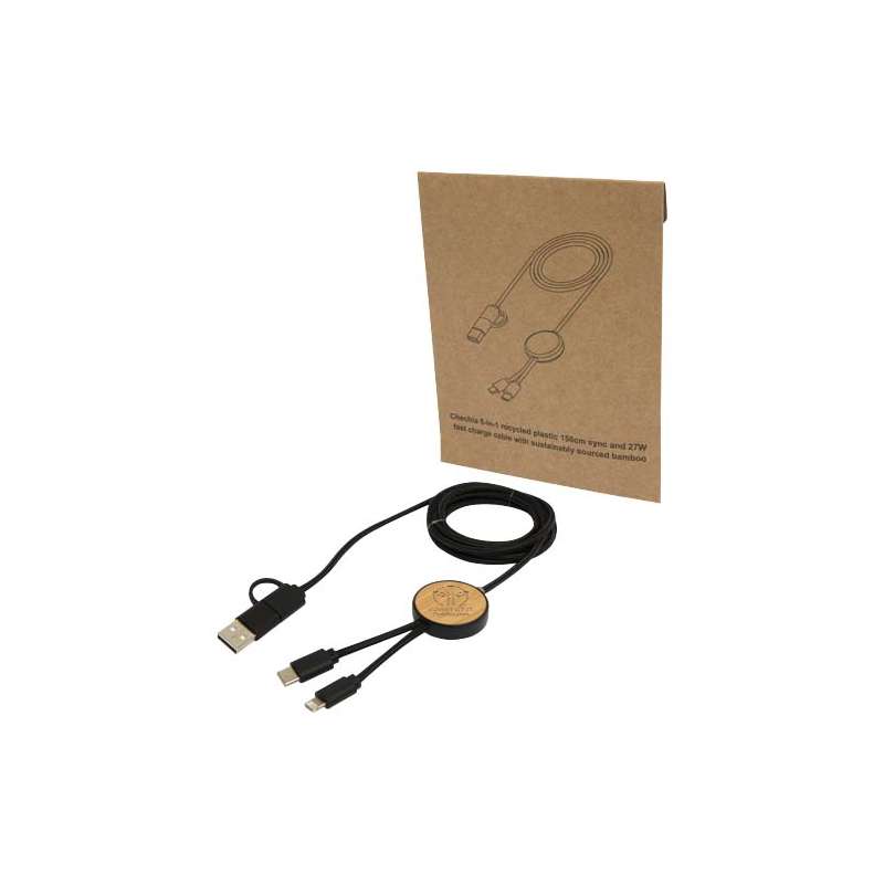 Cavo di ricarica 5-in-1 con stampa logo - cod. P124422