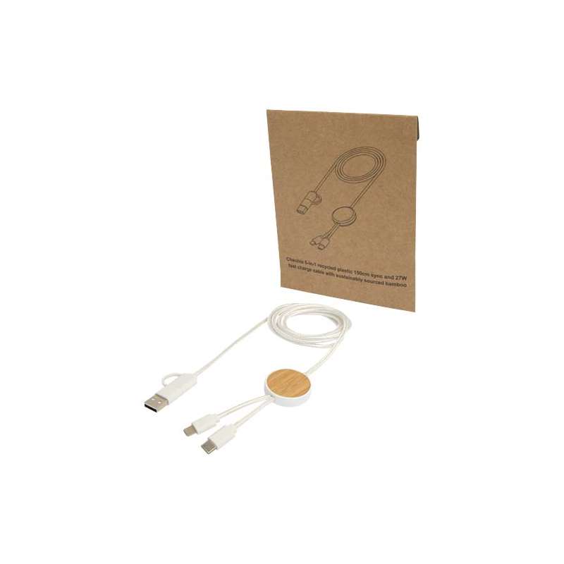 Cavo di ricarica 5-in-1 con stampa logo - cod. P124422