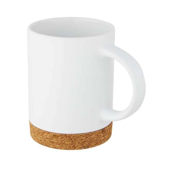 Tazza in ceramica da 425 ml con base in sughero Neiva - cod. P100901
