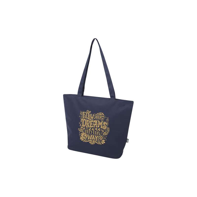 Tote bag personalizzabile con cerniera 47x36x17 cm. - cod. P130052