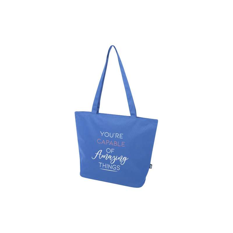 Tote bag personalizzabile con cerniera 47x36x17 cm. - cod. P130052