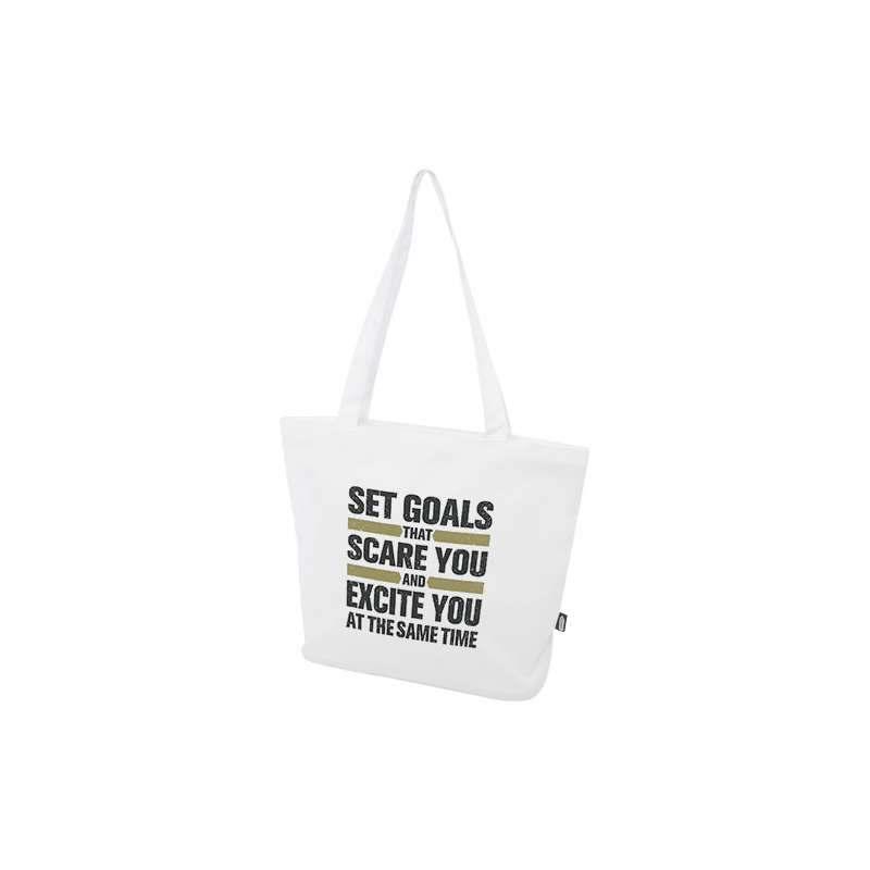 Tote bag personalizzabile con cerniera 47x36x17 cm. - cod. P130052