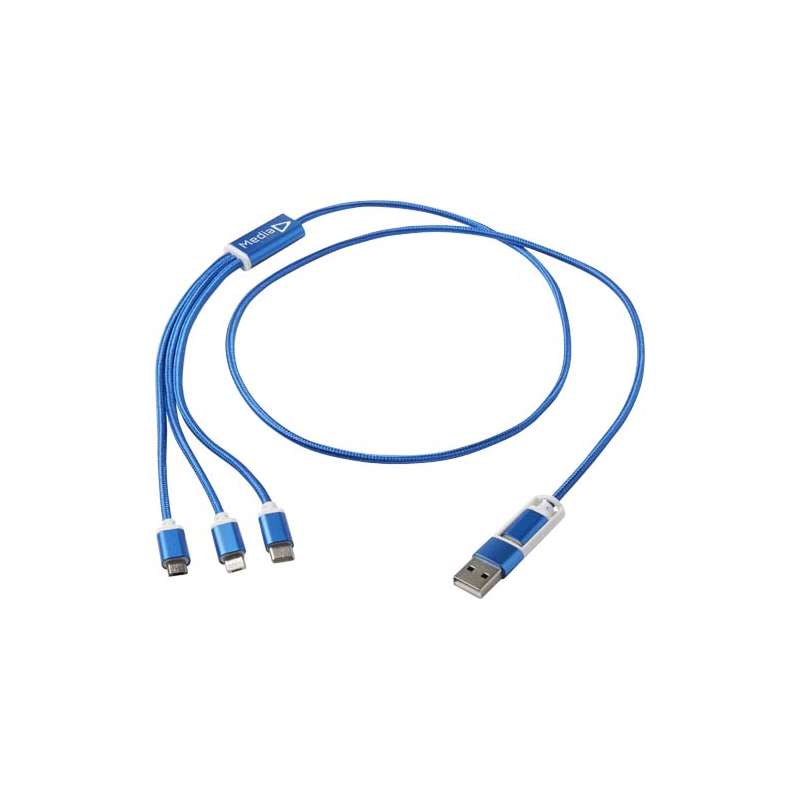 Cavo di ricarica 5 in 1 da personalizzare con scritte - cod. P124386