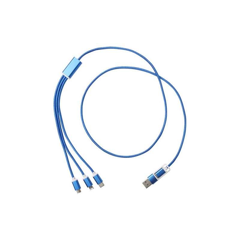 Cavo di ricarica 5 in 1 da personalizzare con scritte - cod. P124386