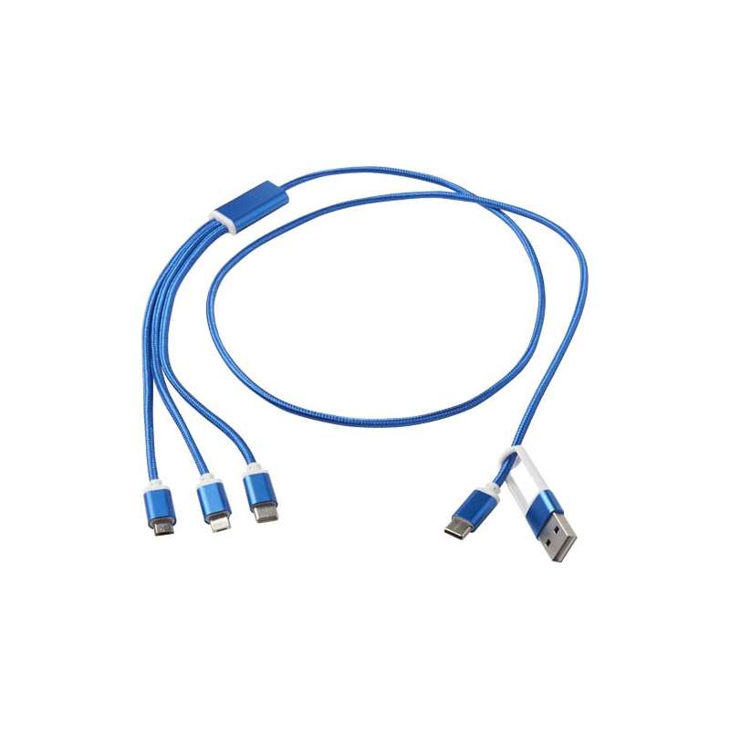 Cavo di ricarica 5 in 1 da personalizzare con scritte - cod. P124386