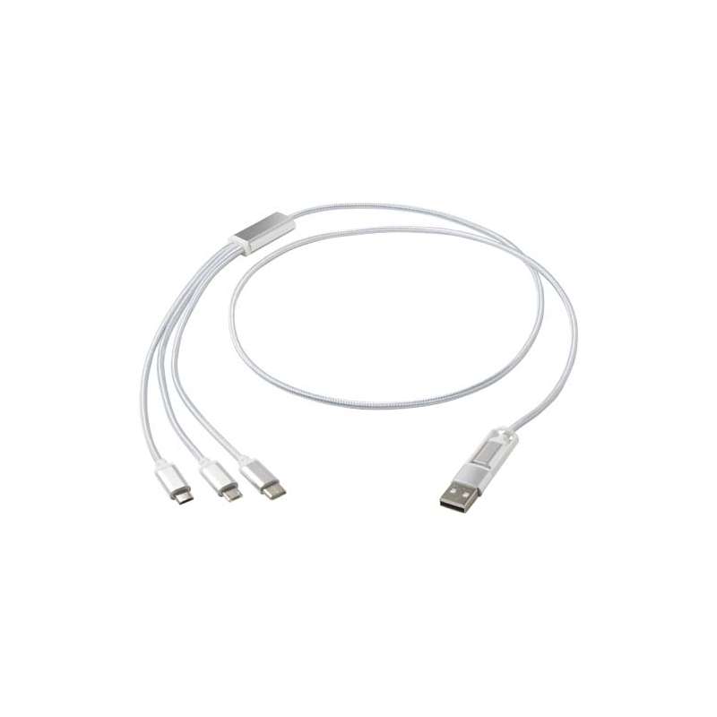 Cavo di ricarica 5 in 1 da personalizzare con scritte - cod. P124386