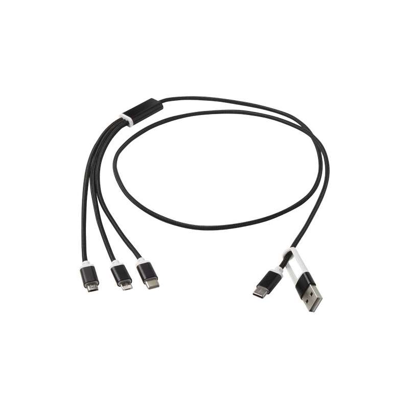 Cavo di ricarica 5 in 1 da personalizzare con scritte - cod. P124386