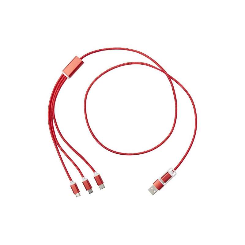 Cavo di ricarica 5 in 1 da personalizzare con scritte - cod. P124386