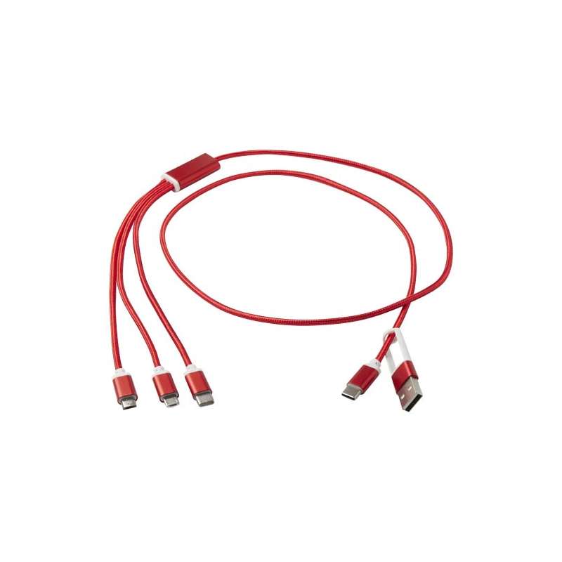 Cavo di ricarica 5 in 1 da personalizzare con scritte - cod. P124386