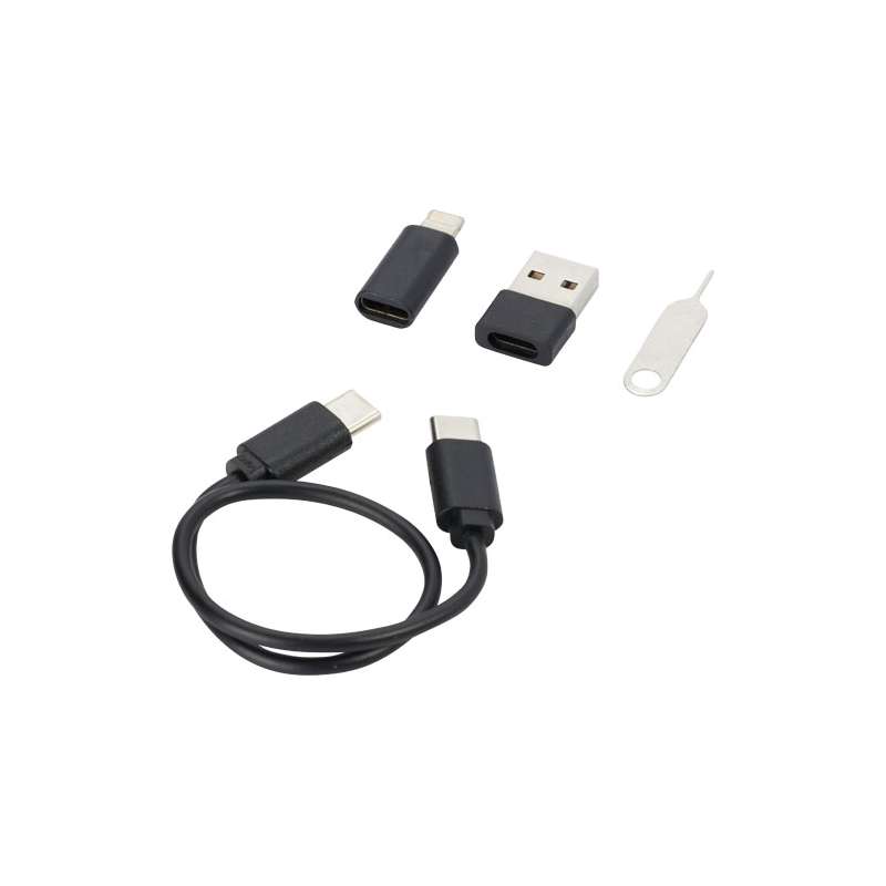 Cavo di ricarica con supporto per telefono con logo - cod. P124361