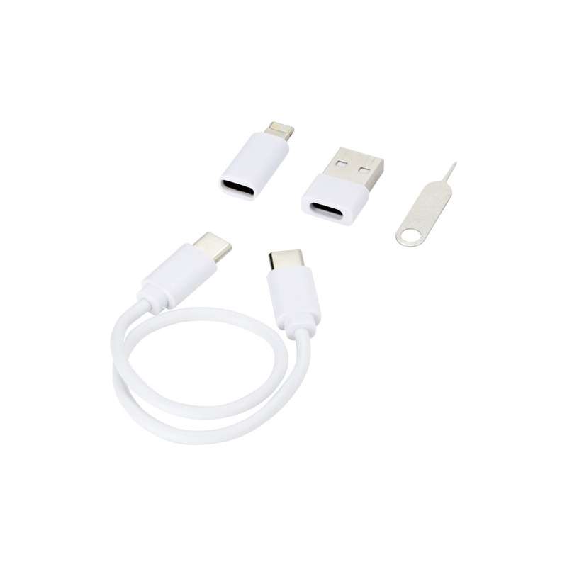 Cavo di ricarica con supporto per telefono con logo - cod. P124361