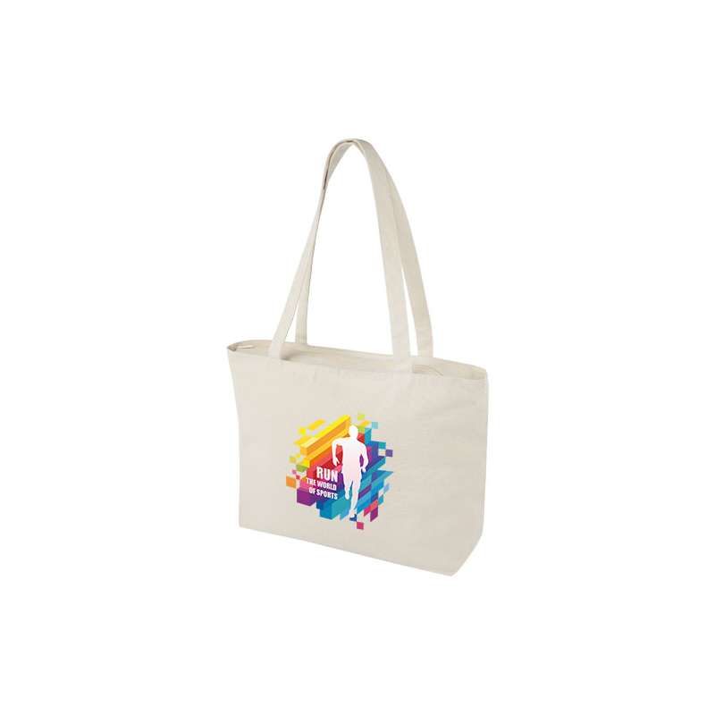 Shopping bags con scritte promozionali f.to 47x30,5x11 cm. - cod. P120331