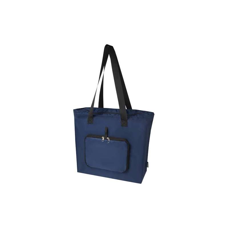 Tote bag pieghevole in PET riciclato da 12 litri EcoFold - cod. P130091