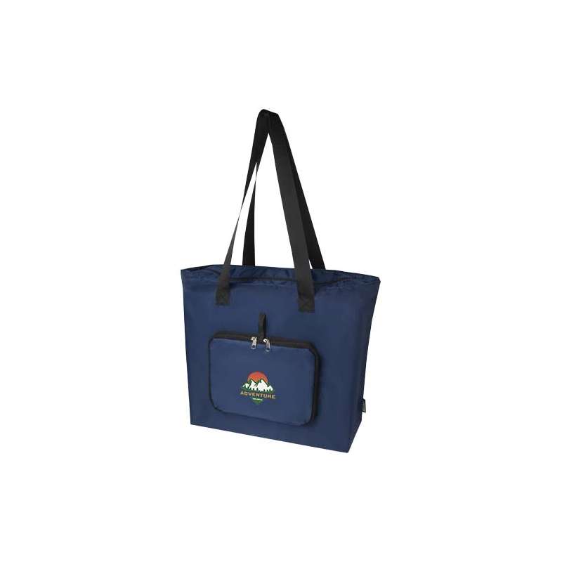 Tote bag pieghevole in PET riciclato da 12 litri EcoFold - cod. P130091