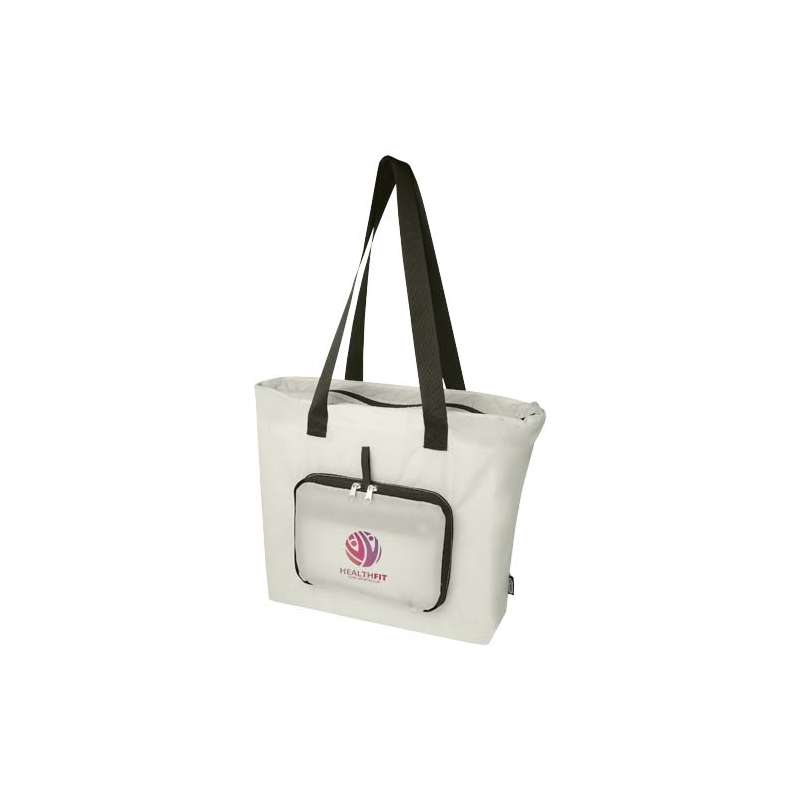 Tote bag pieghevole in PET riciclato da 12 litri EcoFold - cod. P130091