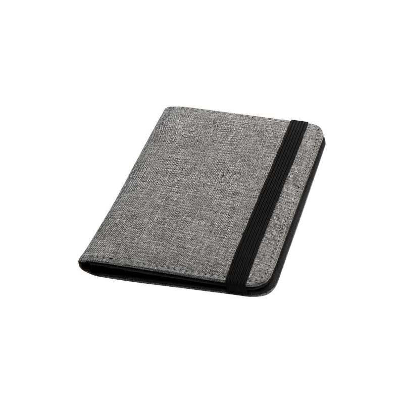 Portapassaporto in PET riciclato certificato GRS con protezione RFID Ross - cod. P130058